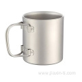 450 ml mug titanium Insulated Double Wall cup